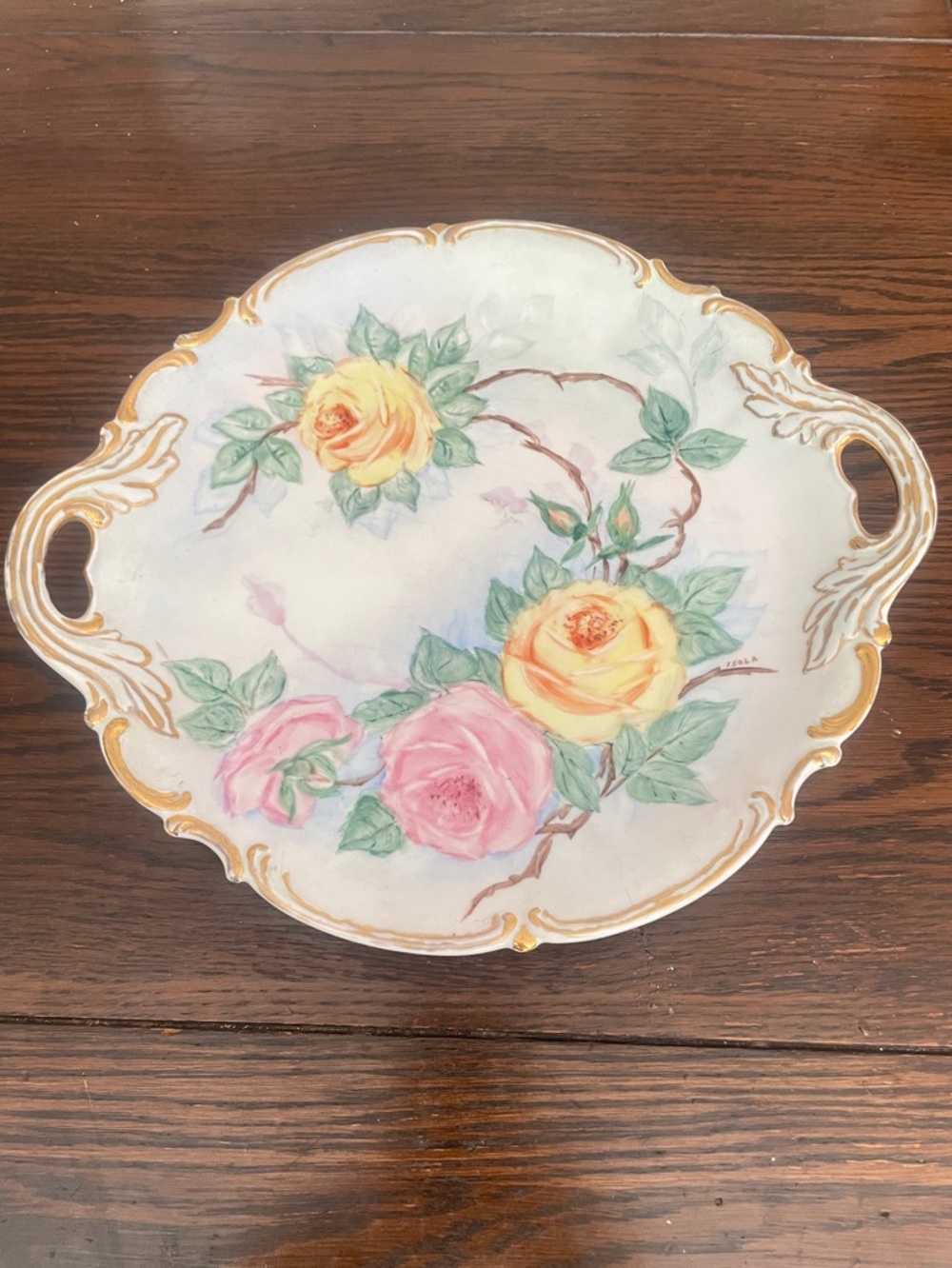Antique plate see description